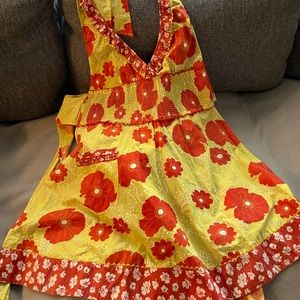 Anthropology Flower apron